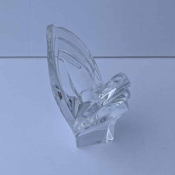 Vintage Art Deco Mikasa German Crystal Tulip 5.25" Candle Holder - Picture 12 of 14